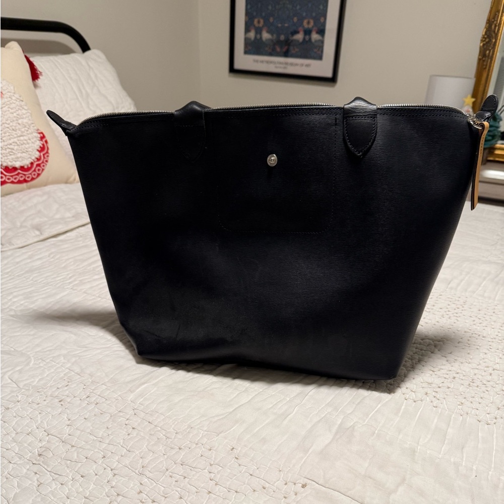 Black Longchamp Tote Bag